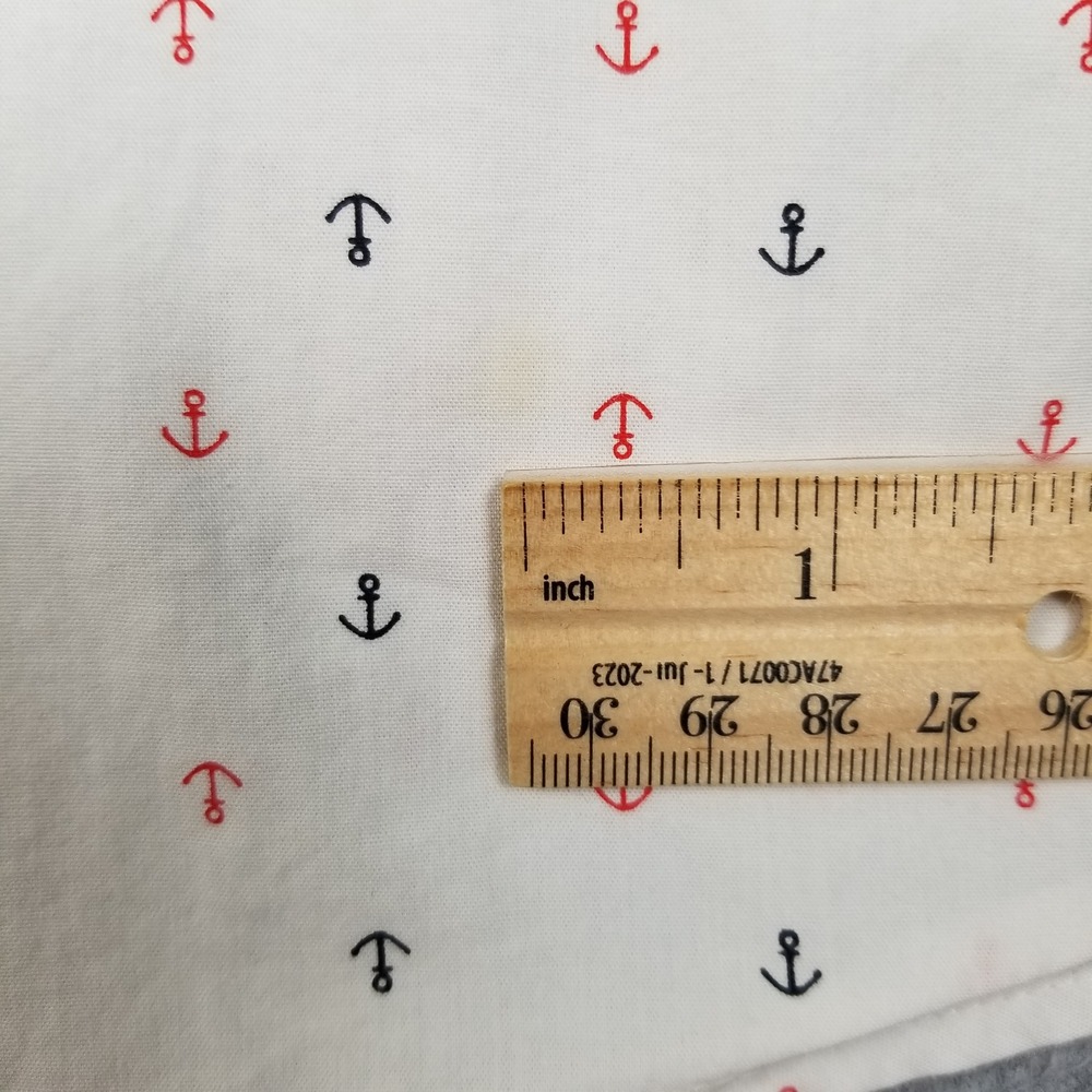 Goodthreads Button Up Shirt Mens XL Anchor Print Sheer Short Sleeves Nautical - Picture 16 of 16